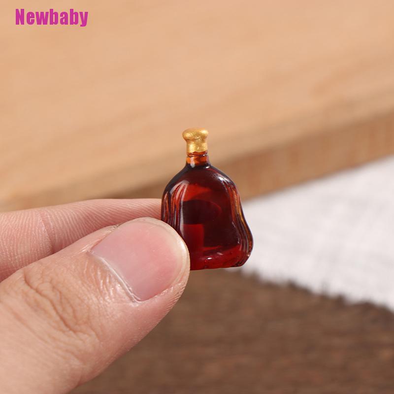 (Newbaby) 10pcs Miniatur Botol Wine Untuk Aksesoris Rumah Boneka/Bermain Peran