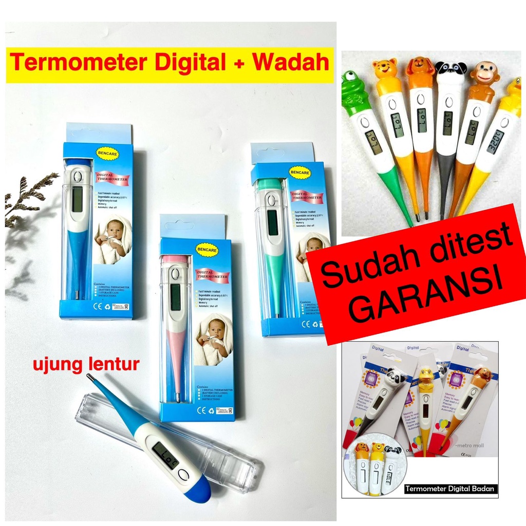 READY BANDUNG THERMOMETER digital kARAKTER TERMOMETER TERMO METER ALAT PENGATUR SUHU ANAK TERMOMETER Thermometer Digital Alat Pengukur Suhu Badan Tubuh Bayi Baby Anak termometer mulut ukur ketiak anus Termometer Digital Alpha1 / Thermometer Alpha termomer