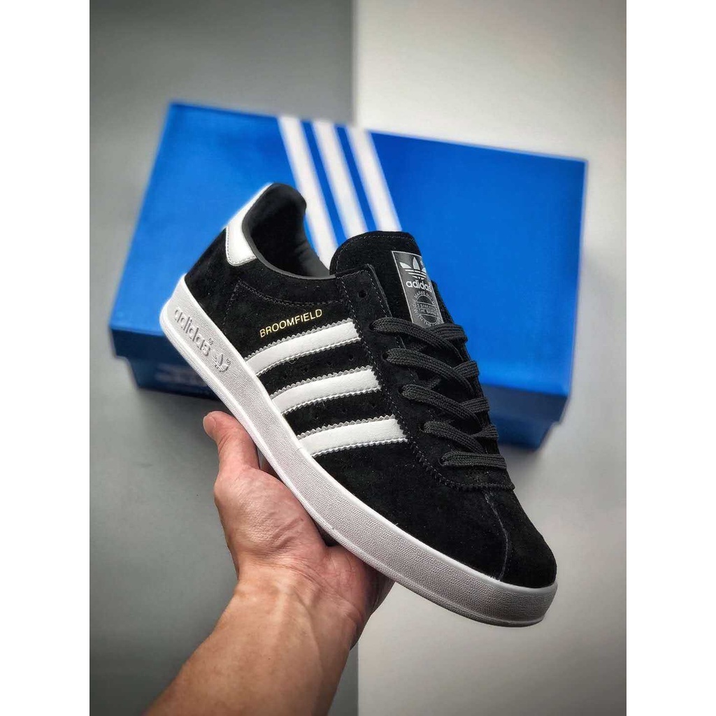 Adidas Broomfield Khaki//Black White Hitam Putih Premium High Quality
