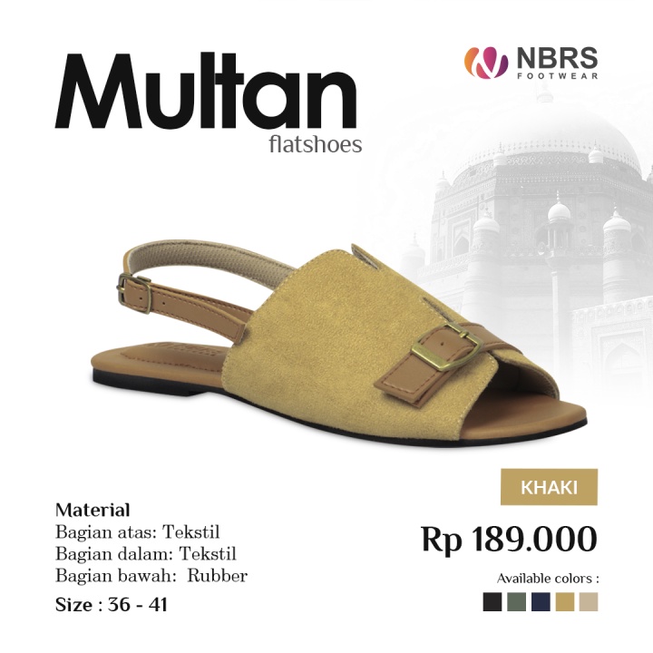 Nibras Footwear Multan Flatshoes Sandal Wanita Flat Elegant Look