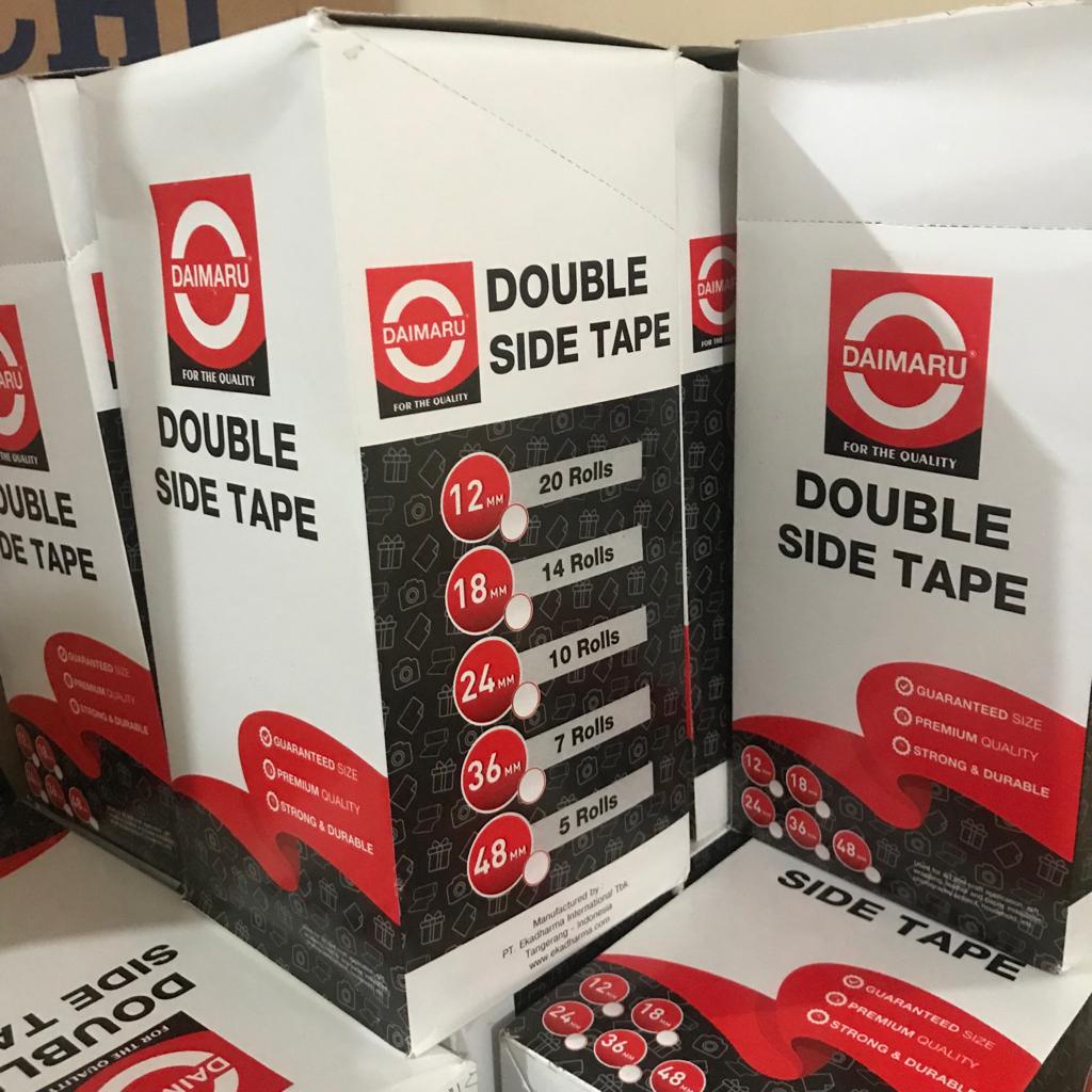 Jual Double Tape Daimaru 12mm x 12yard | Shopee Indonesia