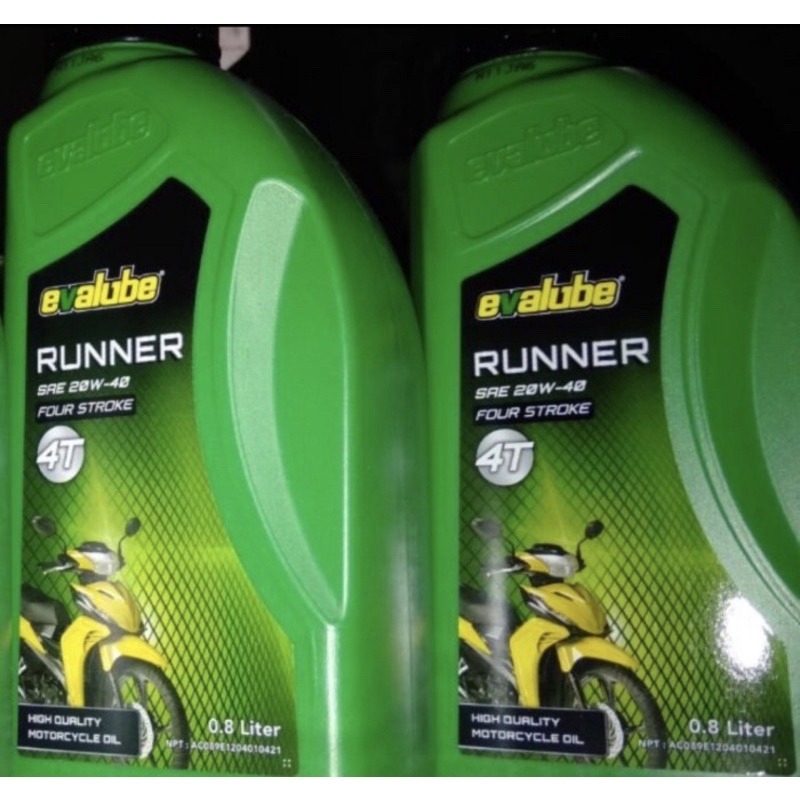 OLI MESIN MOTOR BEBEK DAN MATIC 800ML EVALUBE NEW