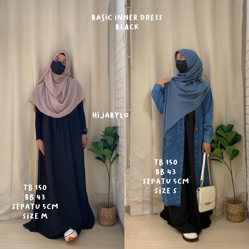 INNER DRESS BASIC BY HIJABYLO