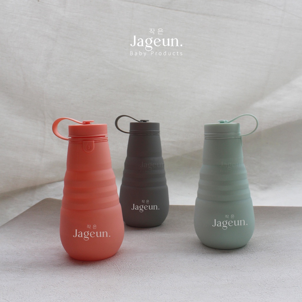 JAGEUN Premium Silicone Water Bottle Foldable | Botol Minum Lipat Anak &amp; Dewasa