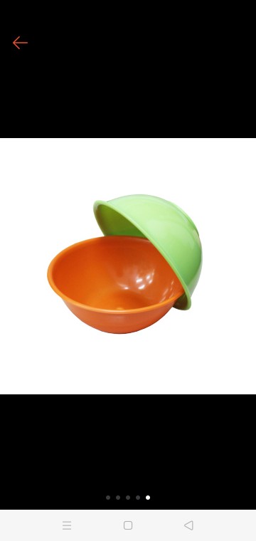 Mangkok Plastik Uk. M Isi 12 Pcs / Mangkok Sayur / Mangkok Sambal