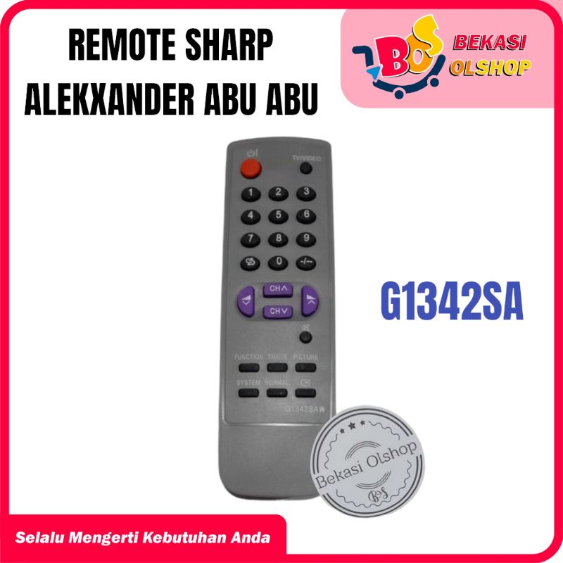 Remot Tv Sharp Tabung / Remote TV SHARP ALEKXANDER Abu-Abu