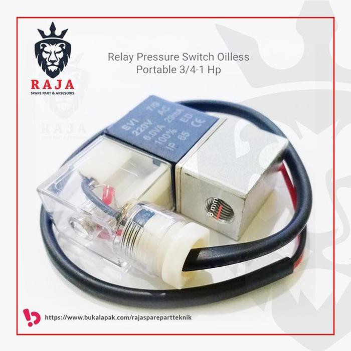 Relay Kompresor Angin Oilless 1 Hp