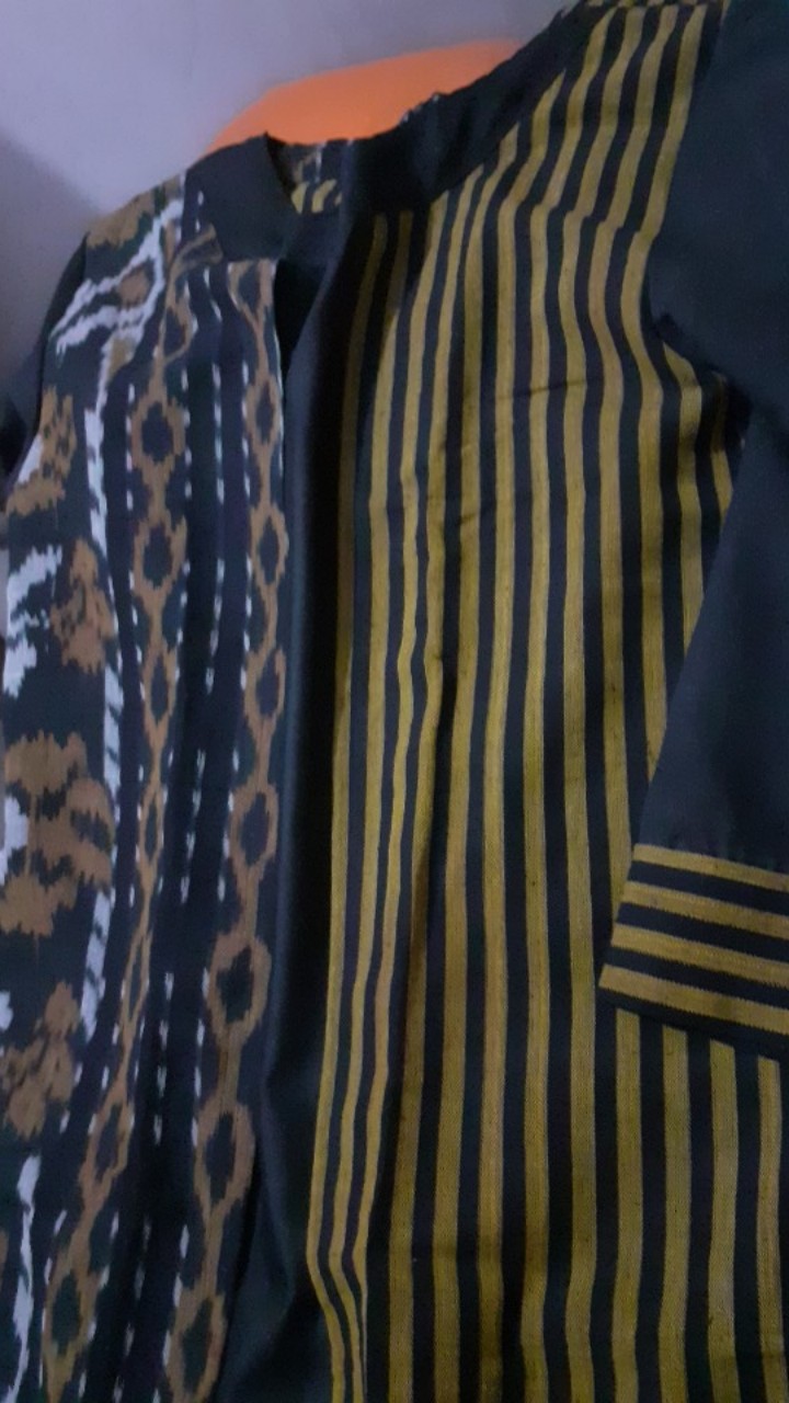 Shanaya Batik Tunik Tenun Kombinasi Toyobo Tenun Original