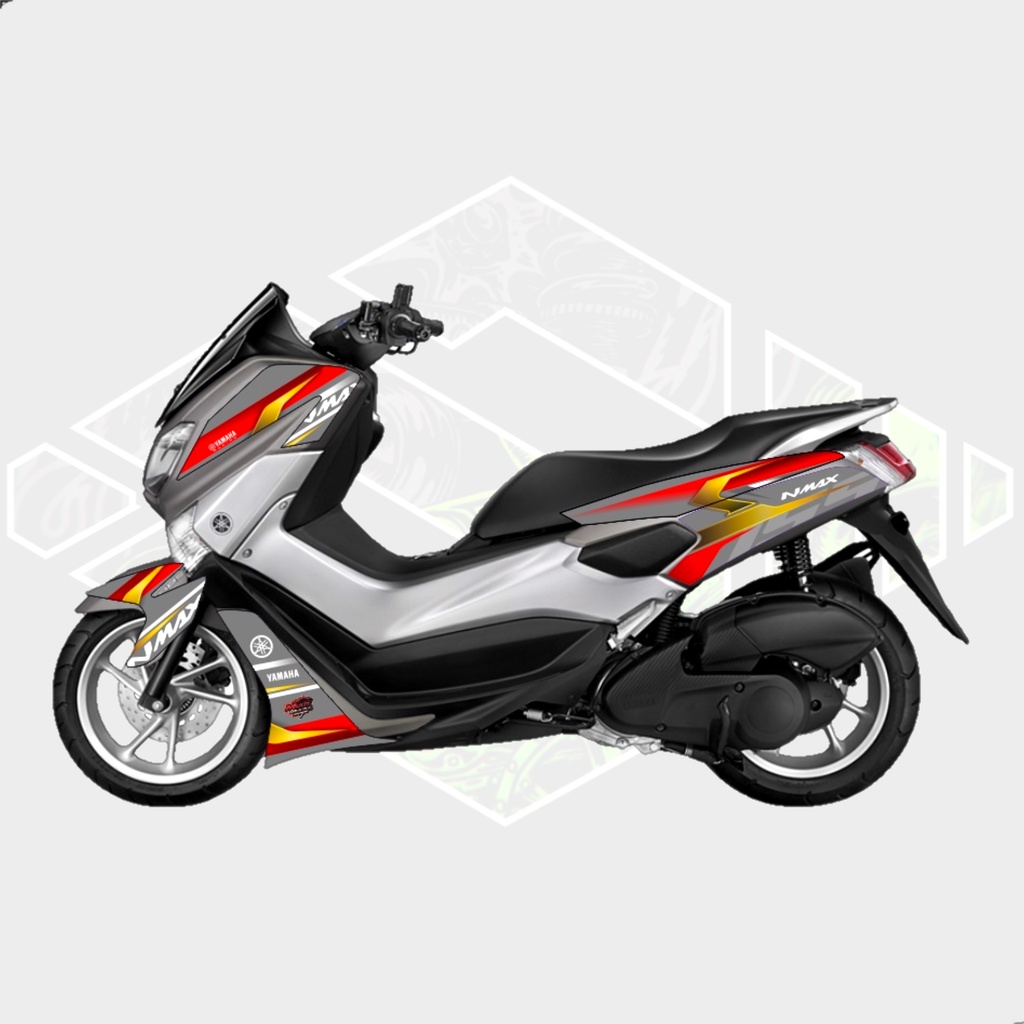 Stiker Striping Body Variasi Yamaha NMAX OLD /Stiker NMAX OLD / Striping Custom NMAX Lama