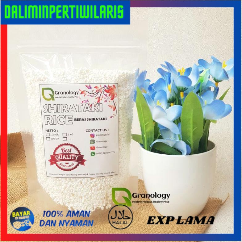 

BISA COD Beras Shirataki Konyaku Kualitas Premium (500 gram) by Granology STOK TERBATAS [Kode 1|Kode