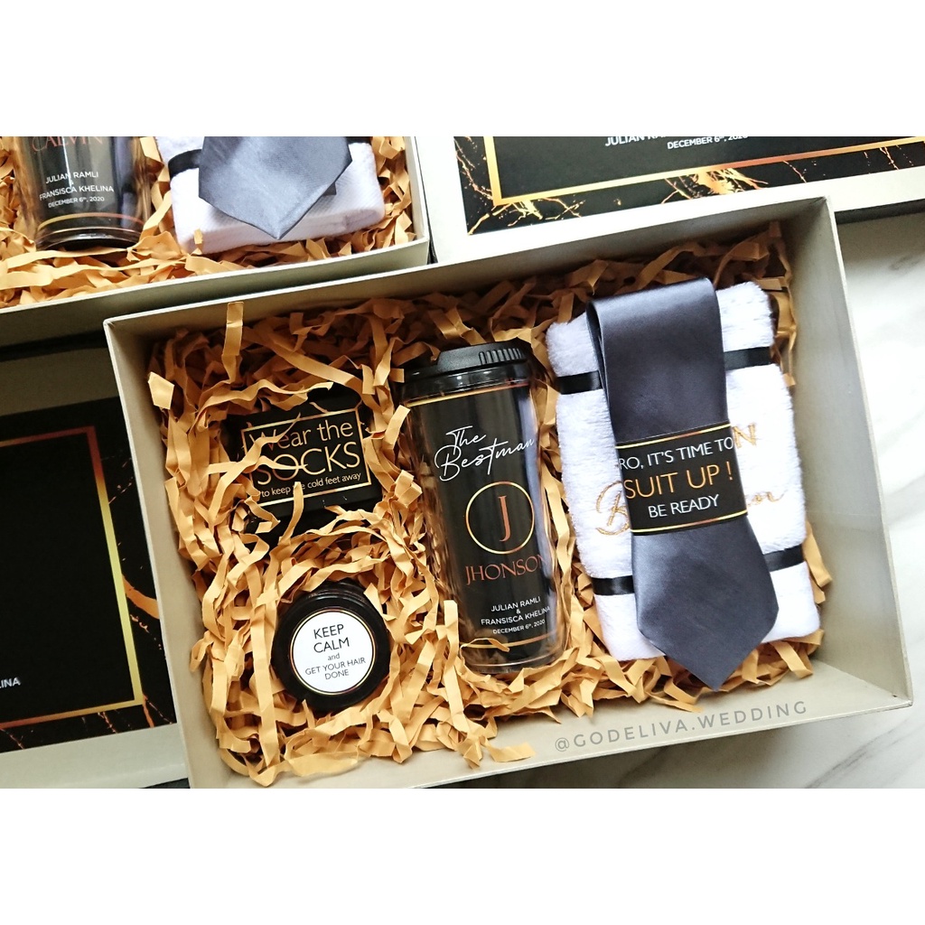 

Bestman Gift Isi 5 Item/Box Gift Pengapit Laki Laki