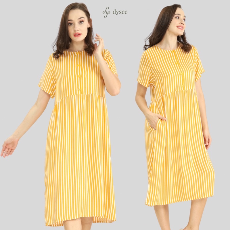 (KATLEEN) HOMEDRESS RAYON BUSUI FRIENDLY SLEEPWEAR COTTON RAYON