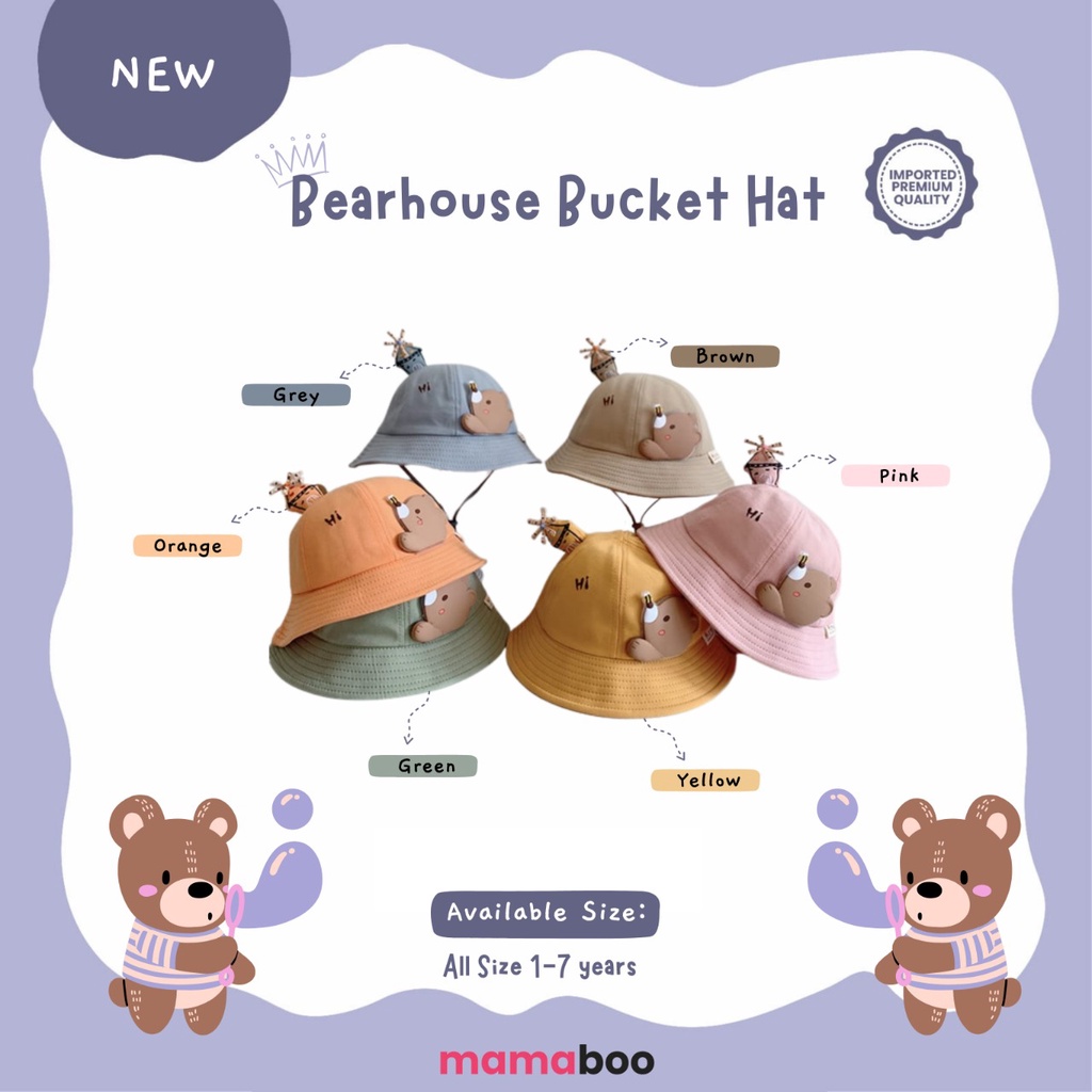 Baby Hat - Bucket Hat With Strap