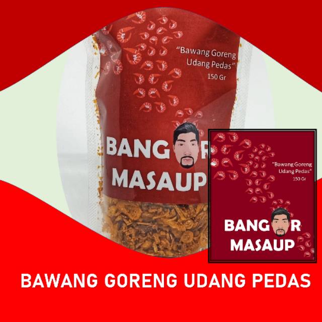 

Bawang Goreng "masaup" Rasa Udang (ebi) Pedas