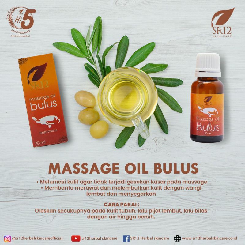 

MINYAK BULUS BPOM ORIGINAL/ WANGI, TIDAK BAU AMIS / MASSAGE OIL BULUS SR12