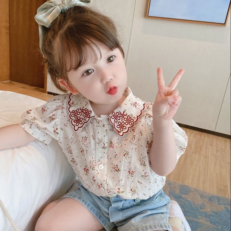 (LOLI-JKT) BS-296 BABY KIDS GIRL SET AESTHETIC FLORAL SIZE 100-140