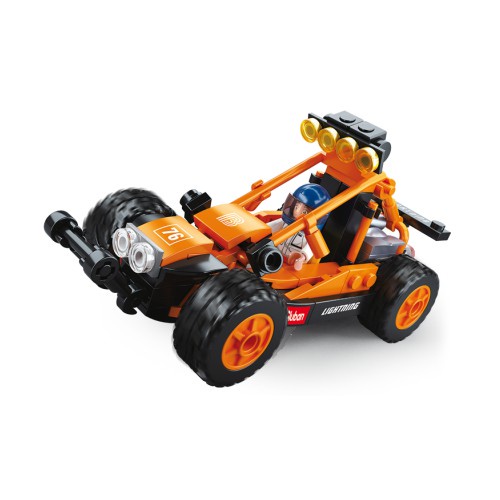 Sluban - Mainan Balok Susun Bricks Mobil Car Club Desert Buggy Cracking Sands M38-B0676 Mainan Anak 