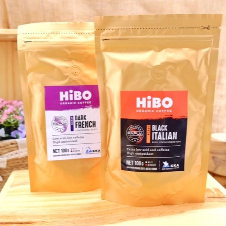 Hibo, Organic Coffee Dark French 100gr