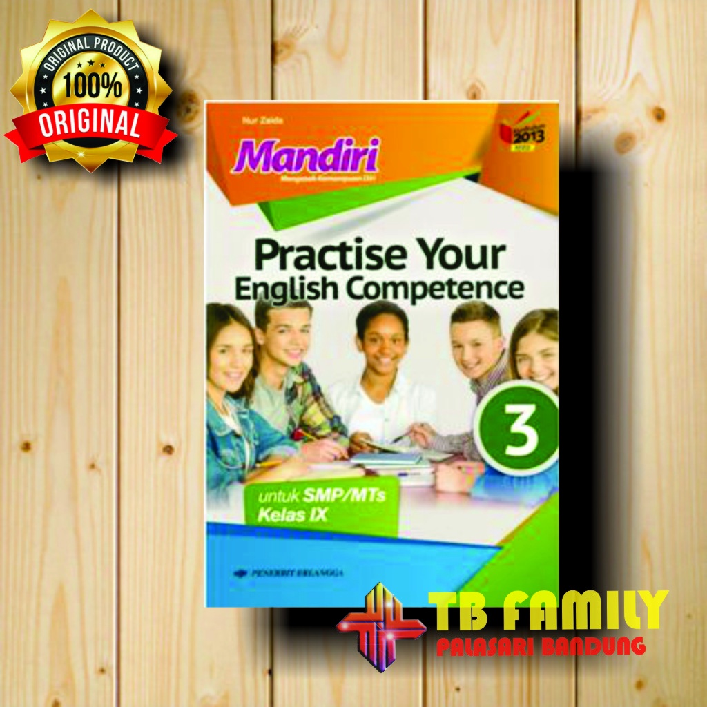 Buku seri soal Mandiri Bahasa Inggris Practise Your English Competence SMP MTs Kelas 7 8 9 K13N Revisi ERLANGGA BARU DAN ORIGINAL-3