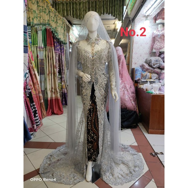 kebaya pengantin akad full payet/kebaya pengantin