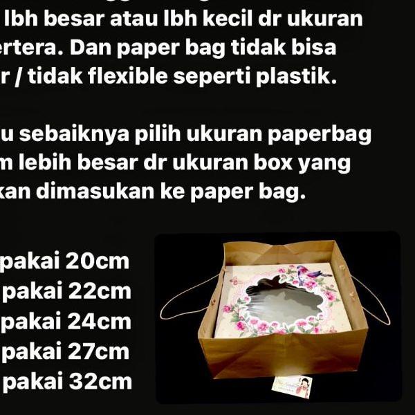 

✵ Paper Bag 24x13x15cm Ekonomis Per Lusin Tali Bahan Goni ☏