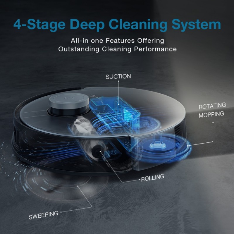 Ecovacs DEEBOT X1 TURBO Robot Vacuum Cleaner