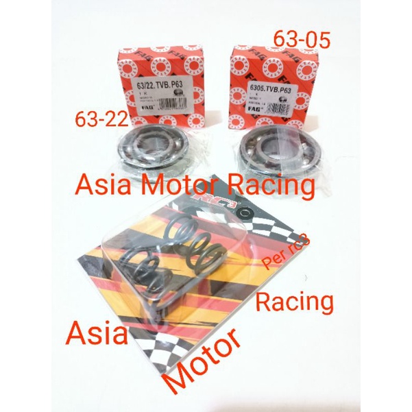 BEARING KRUK AS FAG 6305-6322 MIO+Per Klep Mio RC3 BUKAN S720 LITECH FAITO MADE IN PORTUGAL ORIGINAL