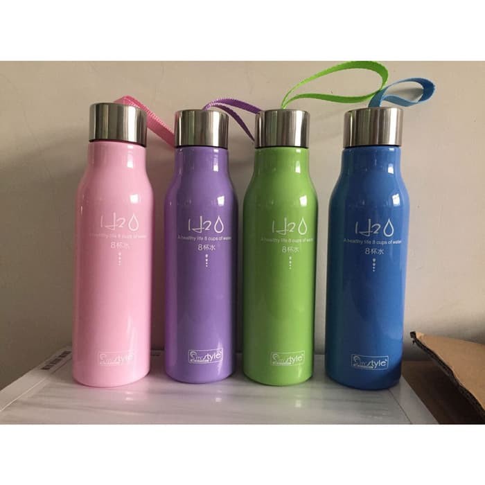 Botol Minum H2O a Healthy Life Unbreakable Bottle 600ml   SM 82