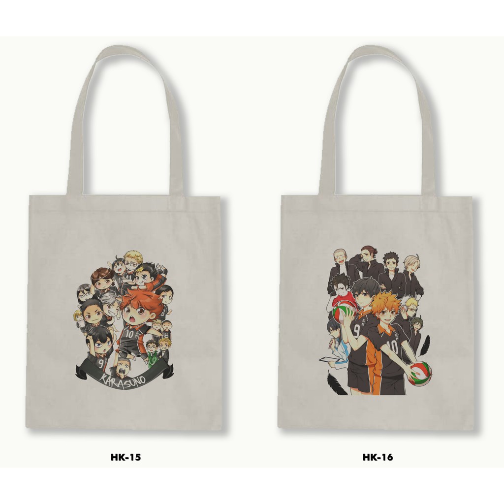 TOTE BAG BLACU - HAIKYUU (ANIME) .01