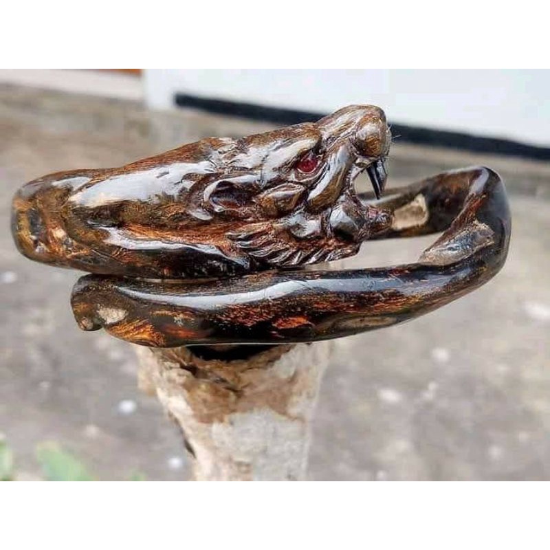 Akar Bahar Brahma gelang akar Bahar Brahma ukir macan