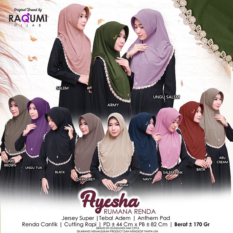 Hijab instant Raqumi AYESHA
