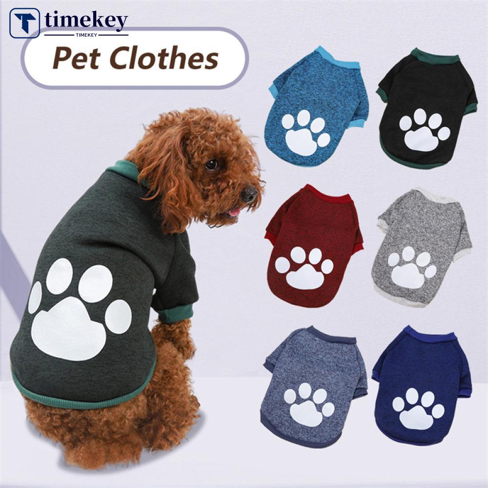 Timekey Sweater Hoodie Sport Musim Gugurdingin Untuk Anjingkucing Peliharaan E7N6