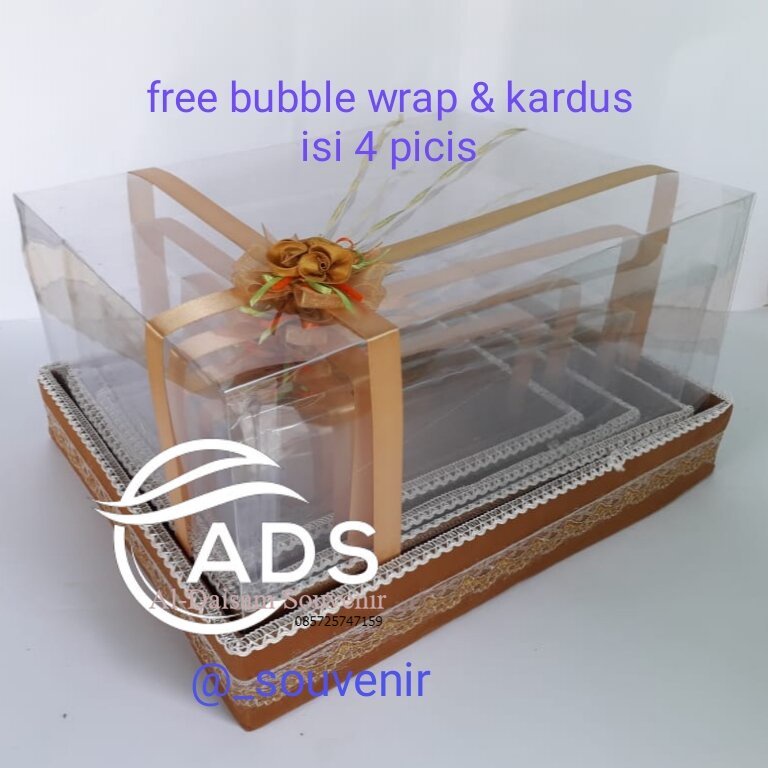 

kotak seserahan pernikahan box hantaran parsel lebaran murah isi 4