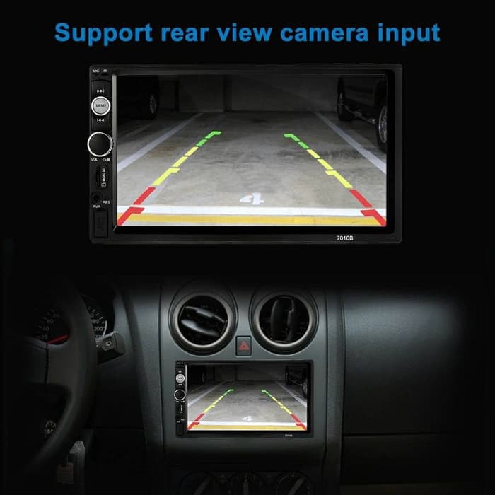 KKMON 7 inch Universal 2 Din HD Bluetooth Car Radio MP5 Player