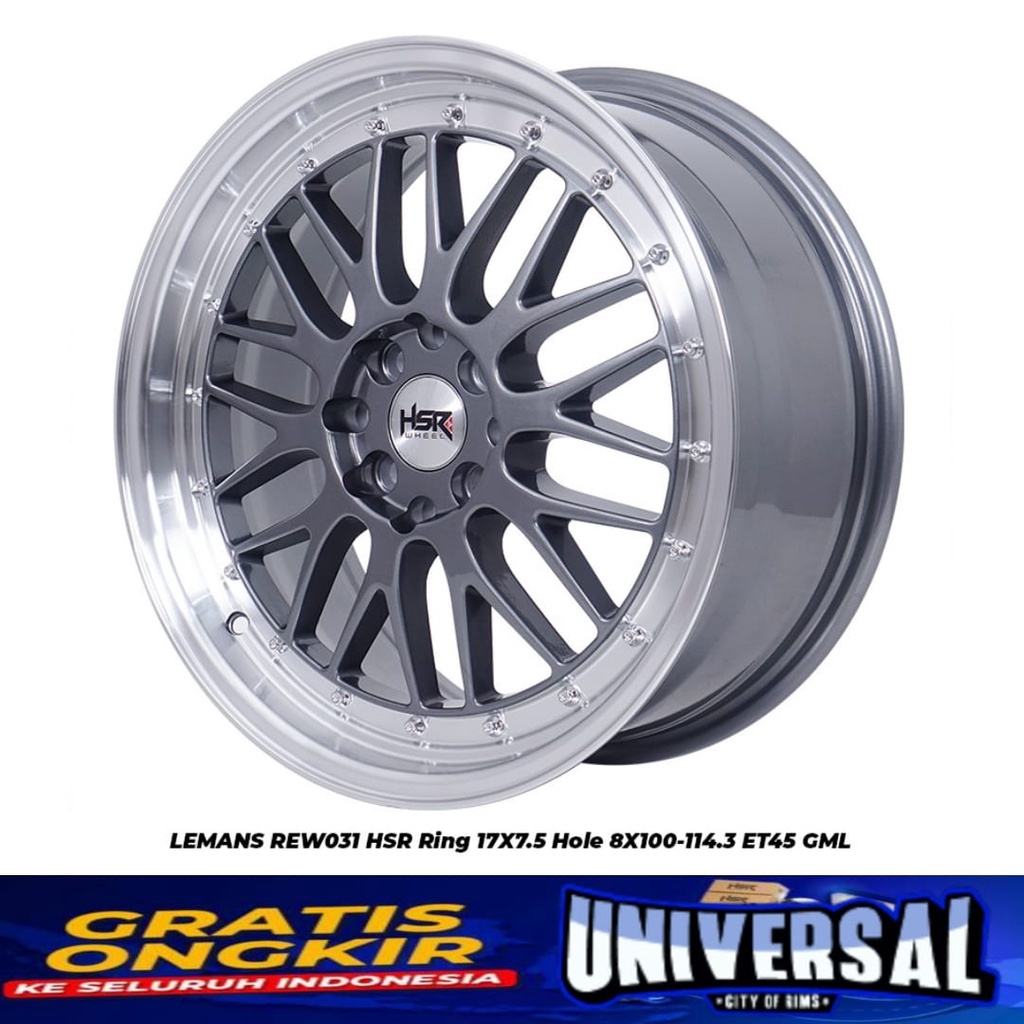 Velg mobil BBS LM Ring17 lobang4 buat mobil jazz yaris city Avanza fred mazda2 livina mobilio dll