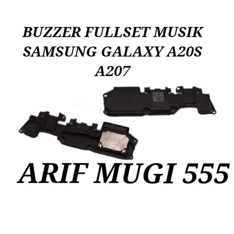 Buzzer Bazzer Loud speaker Music Fullset Samsung galaxy A20S A207 Original