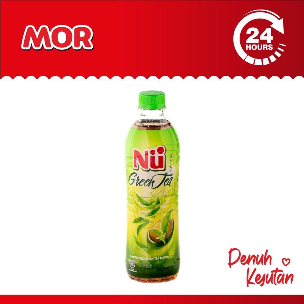 

NU GREEN TEA Original Teh Hijau Asli Btl 450 ml