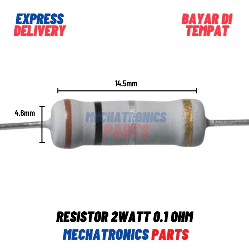 [PAS-9232] RESISTOR 2WATT 0.1OHM