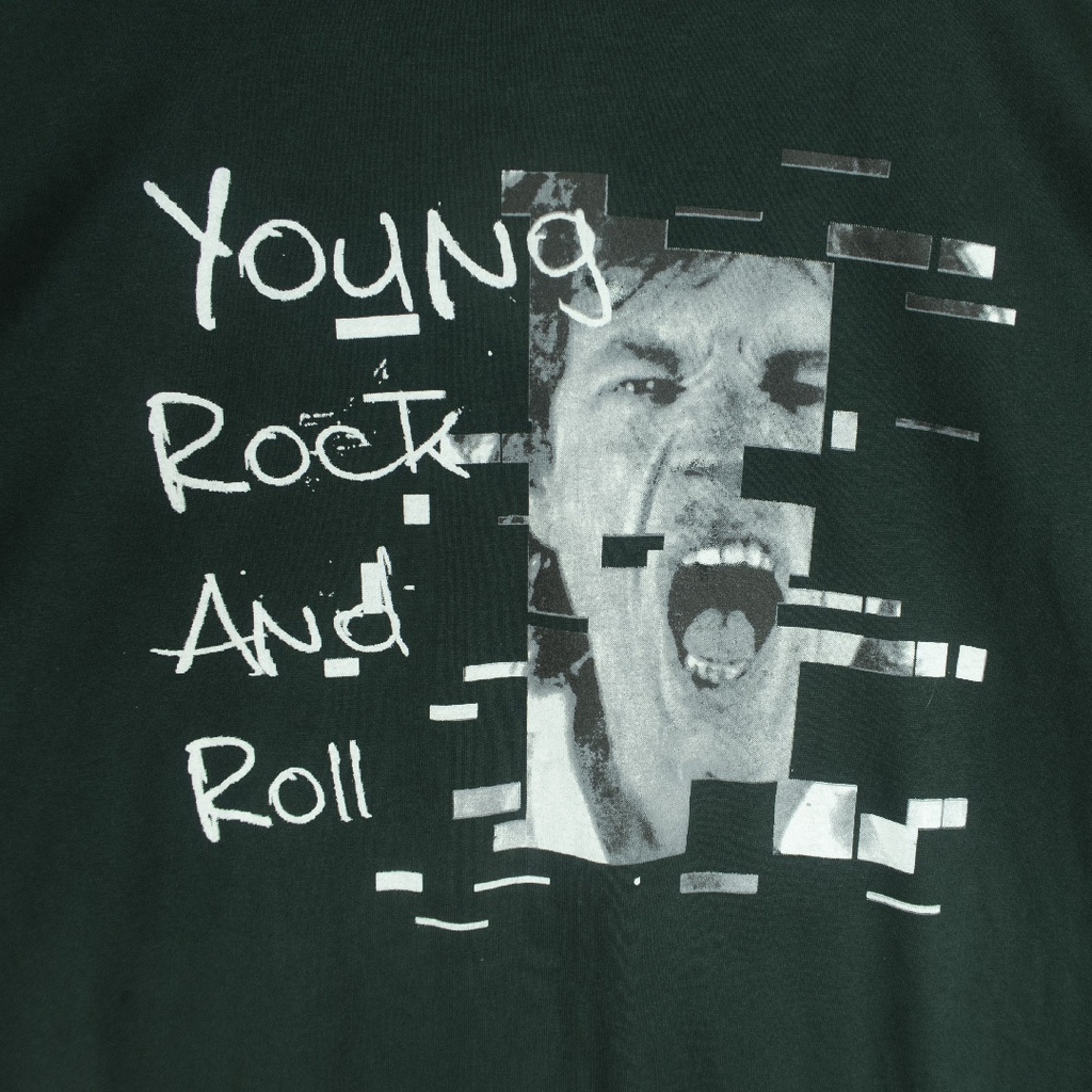 Tshirt - Rock - Green - Hijau - Kaos - Travolt