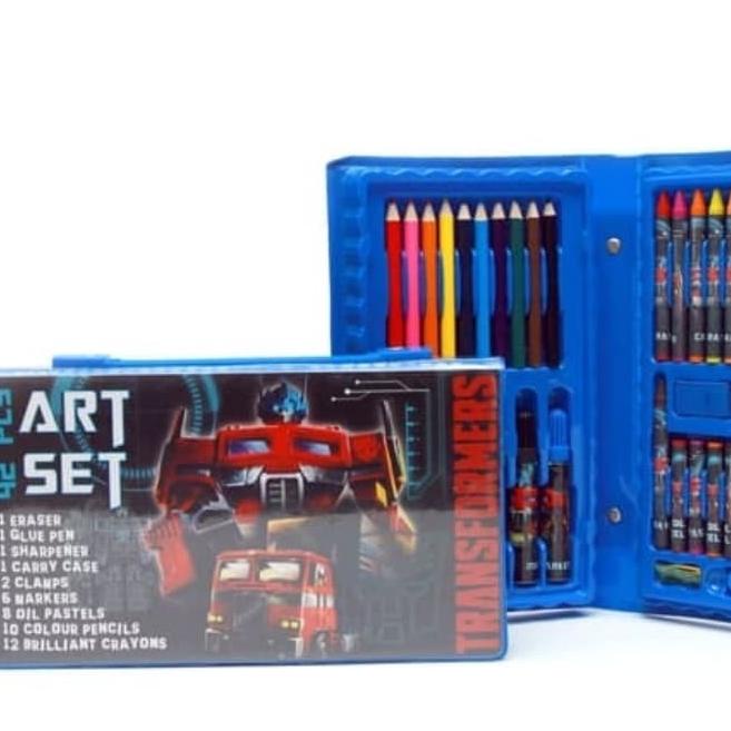 

Transformer Art Set 42 pcs / Alat Mewarnai / Crayon 2071