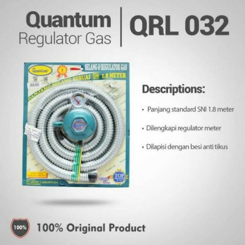Regulator Set Quantum QRL 032 Original Baru dan Bergaransi Resmi