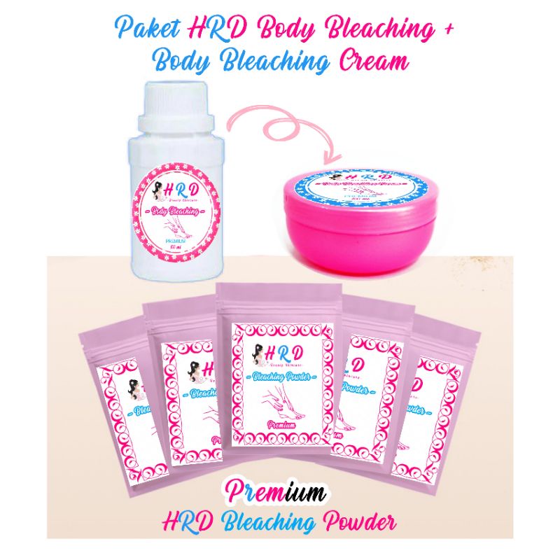 Paket Body Bleaching HRD + Body Bleaching Cream