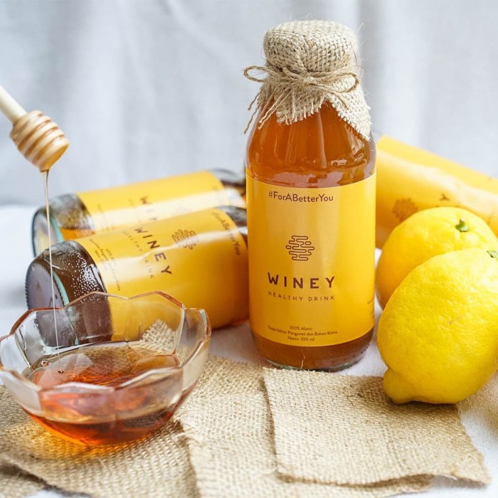 

WINEY Healthy Drink Madu Hutan Lemon Cuka Apel BAHAN ALAMI