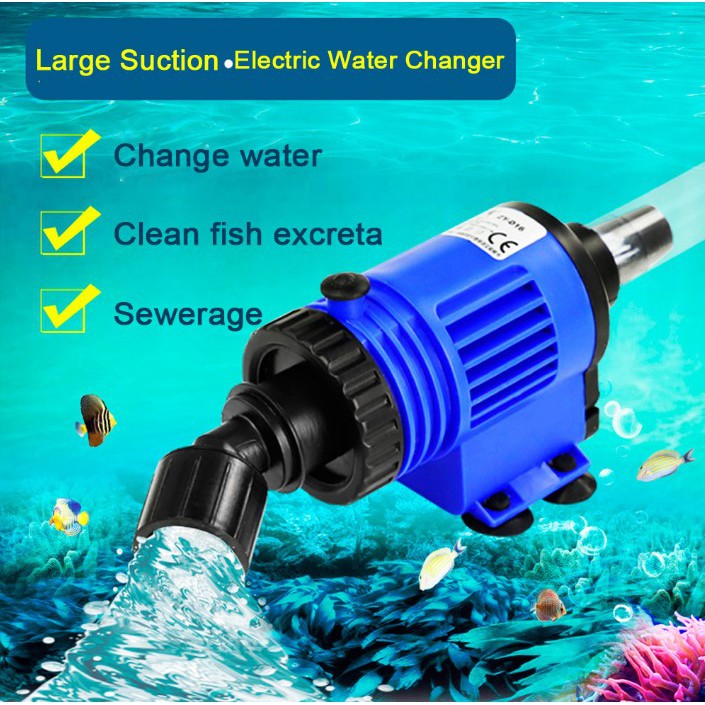 Cleaning Tools 10w 16w Electric Siphon Vacuum Gravel Cleaner Aquarium