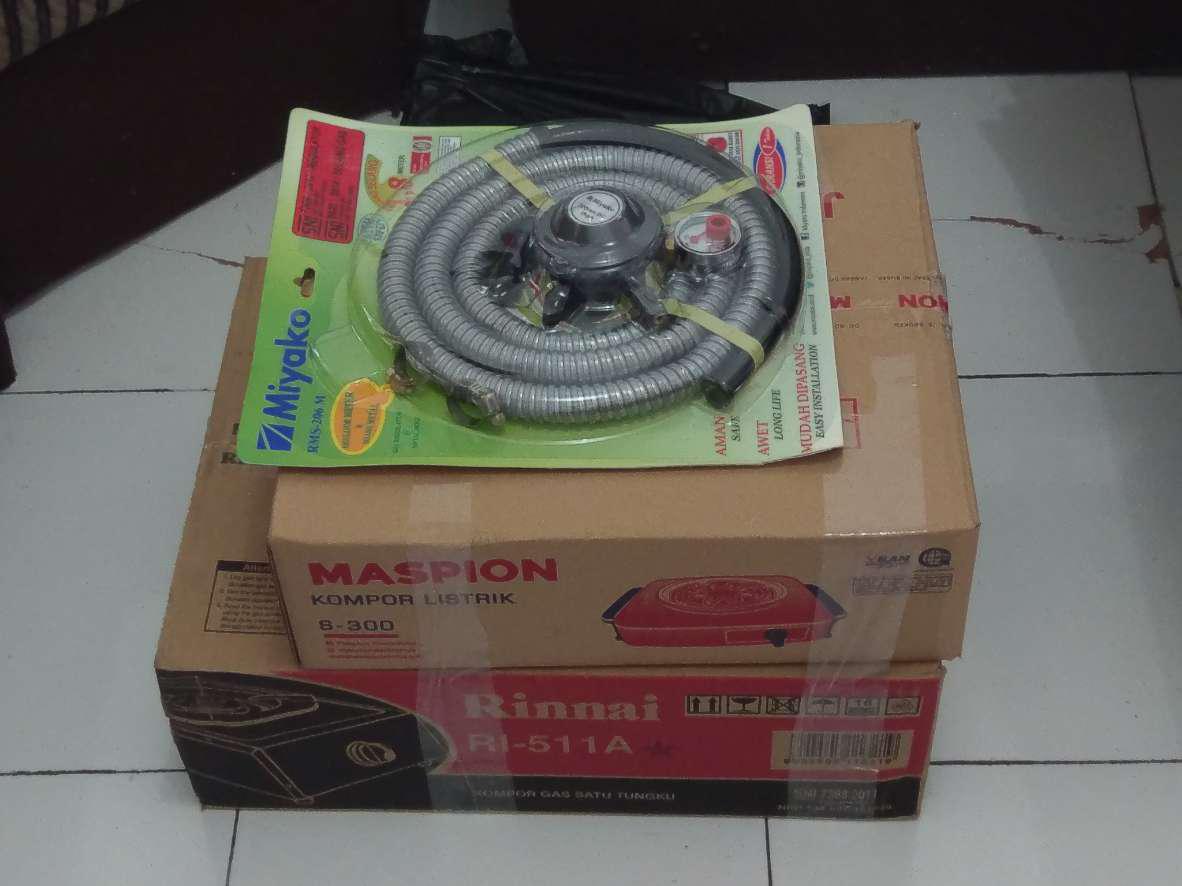Kompor Gas Satu Tungku Rinnai Ri 511a - 511 A - Ri511a Ada Api Lilin Kecil Sni Original