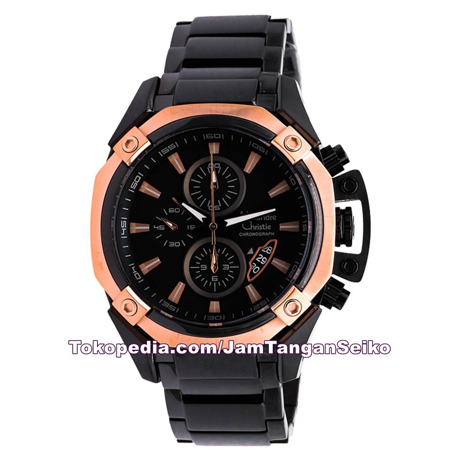 Jam Tangan Pria Alexandre Christie AC 6225 MC BBRBA Original Stainless