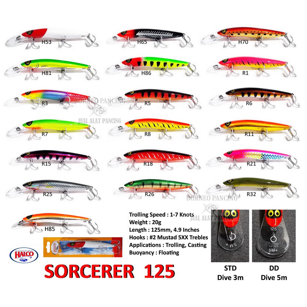 Halco SORCERER 125 STD (3m+)