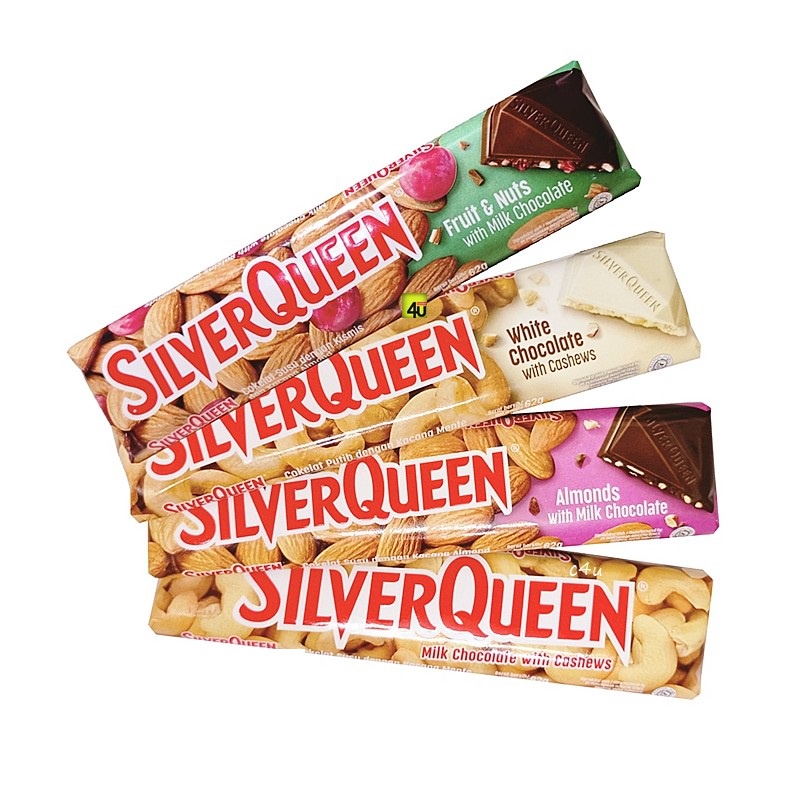 

Silver Queen Chocolate Bar 62gr Coklat Silver Queen