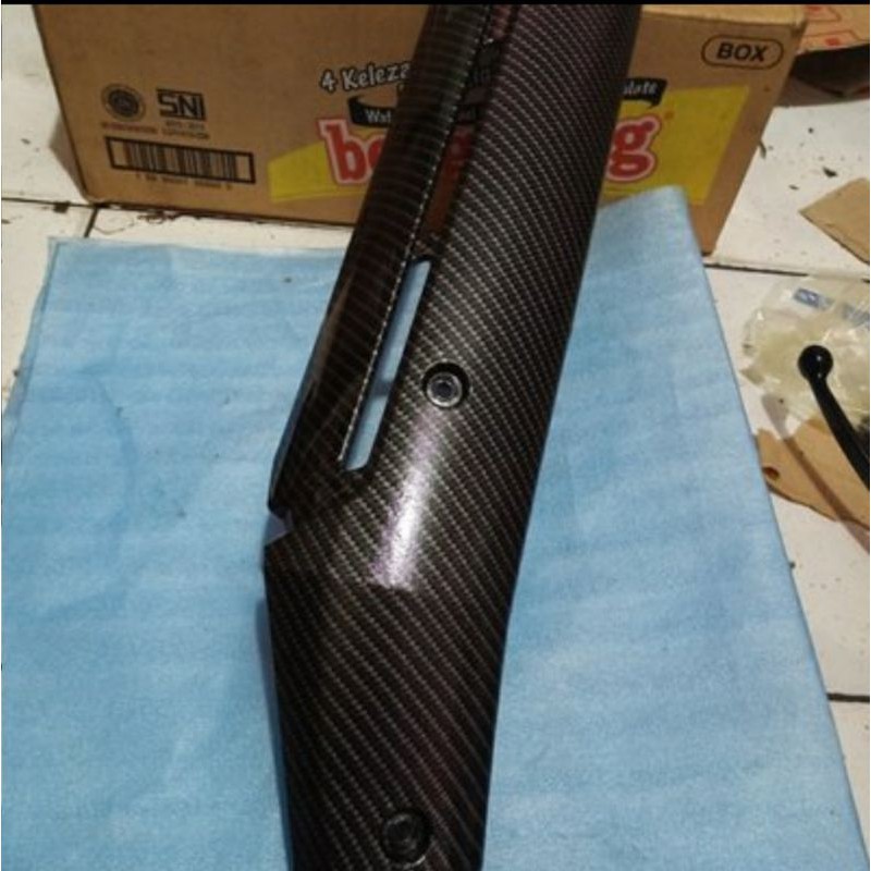 tutup knalpot tameng knalpot vixion new 15 old vixion r karbon bahan original parti ymh