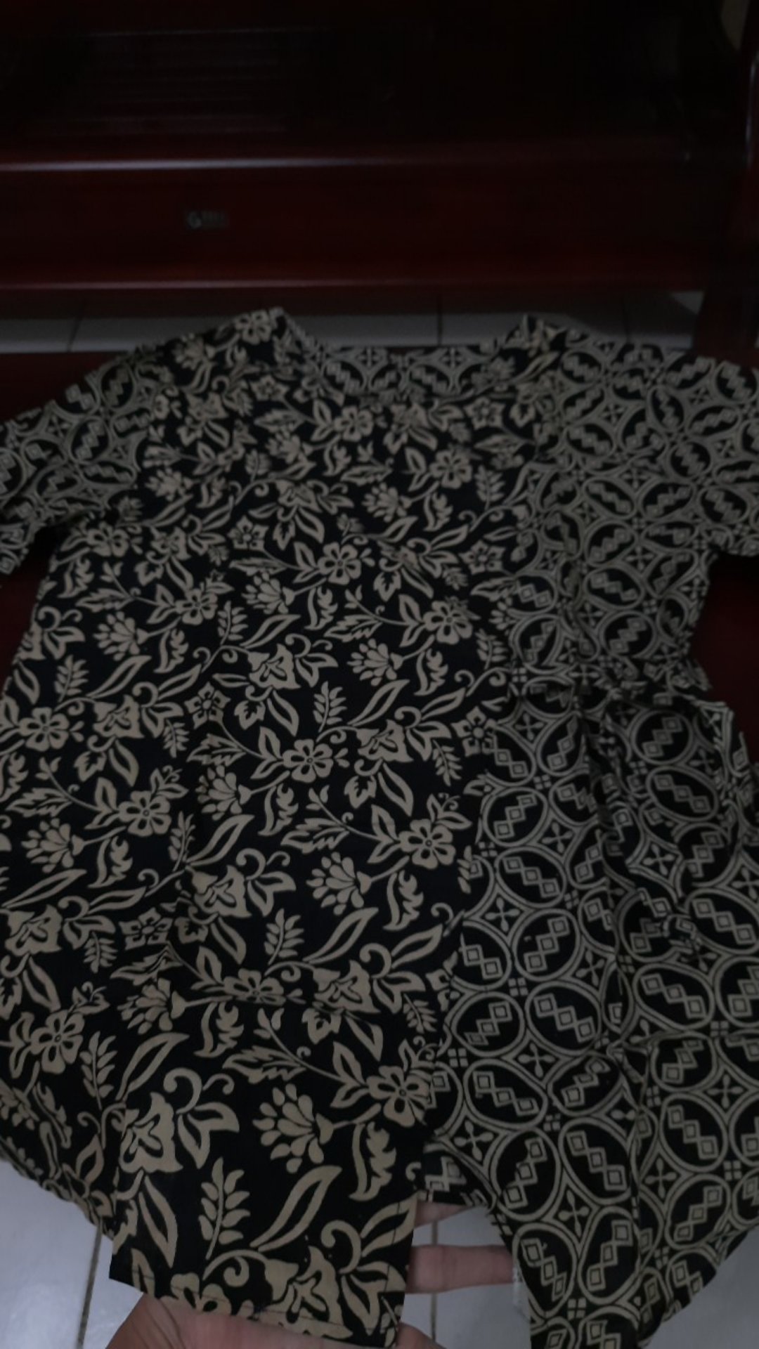 Blus Seling Ziggy Ratna Batik Sogan Blouse Tali Lawasan Atasan Kerja Kantoran Kondangan Kasual